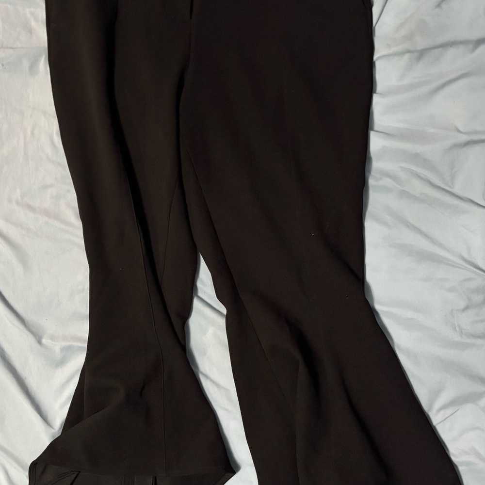 Rebecca Vallance Elegant Black Flare Trousers